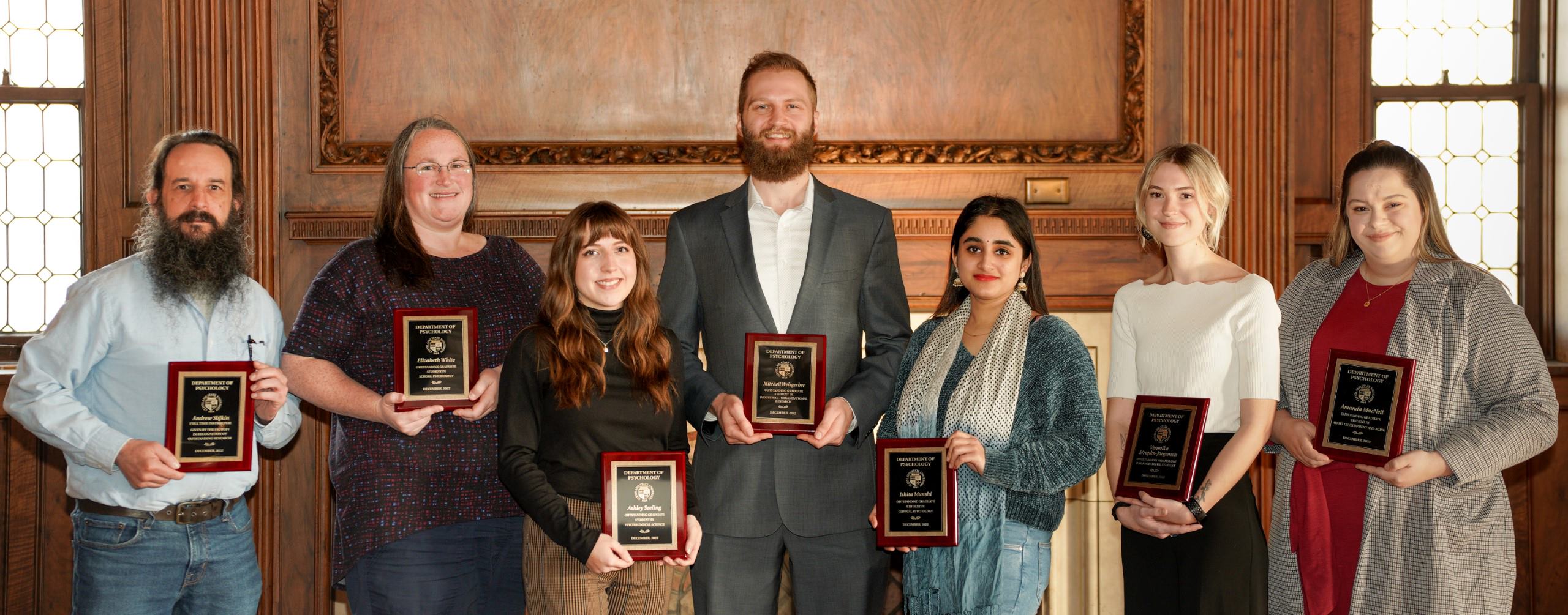 Fall 2022 Department Of Psychology Award Winners | Cleveland State ...